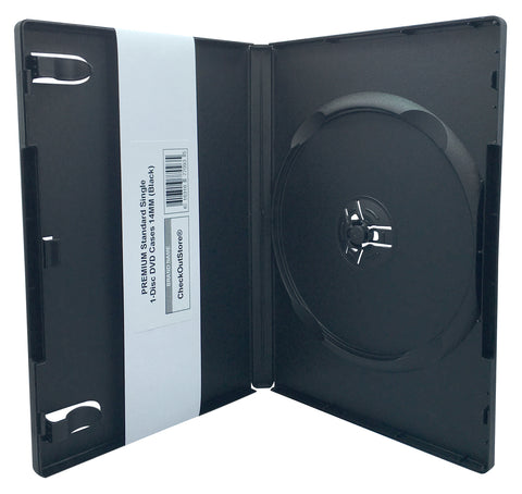 CheckOutStore 10 PREMIUM STANDARD Blu-Ray Double DVD Cases 12MM